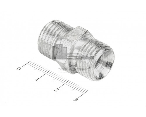 Штуцер для РВД соединительный 19/19  М16х1.5 - М16х1.5 грань S17