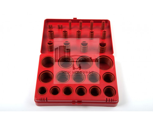 Набор колец силиконовых уплотнительных O-Ring SILICON70 Дюйм.(№4) 382шт