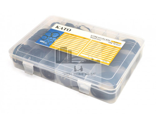 Набор колец резиновых уплотнительных O-Ring NBR90 KATO 444шт