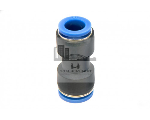 Фитинг пневматический цанговый пластиковый прямой переходной PG 14-12
