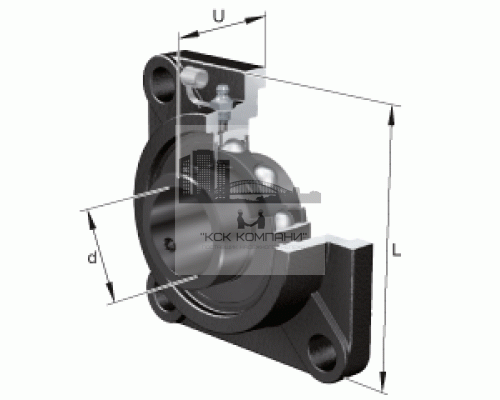 Подшипниковый узел 480207 (UCF 207)