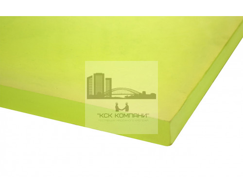 Полиуретан листовой 25 мм (500х500 мм, ~7.9 кг, жёлтый) Китай