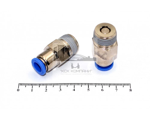 Пневмофитинг обратный клапан с наружной резьбой CVPC 8-03 (R3/8)