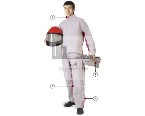 Костюм абразивоструйщика стандарт., р. 54, без перчаток