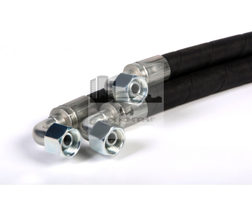 Рукав РВД 12-2SN S24 DK (М20х1.5) 27.5МПа 0450 0-90