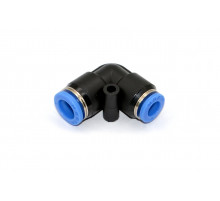 Фитинг пневматический цанговый пластиковый Г-образный PUL 8-6