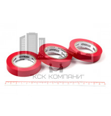 Изолента ПВХ 15мм х 20м красная (толщ.0,12 мм, вес ~40 г) Ostendorf