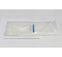 Кабельная стяжка белая 5х300 мм пластиковая (100 шт)