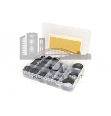 Набор колец резиновых уплотнительных O-Ring NBR90 KATO 444шт