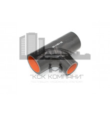 Патрубок силиконовый Т образный Ф 50 мм L 150 мм (отвод 35 мм)