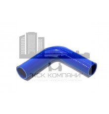 Патрубок силиконовый угловой Ф 38 мм L 150х150 мм, 90 град.