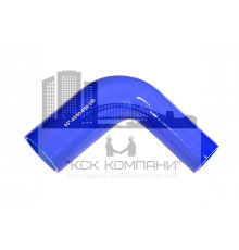 Патрубок силиконовый угловой с переходом Ф 40х60 мм L 150х150 мм, 90 град.