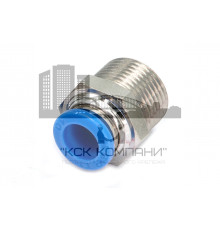 Пневмофитинг цанговый прямой с наружной резьбой PC 10-М20х1.5