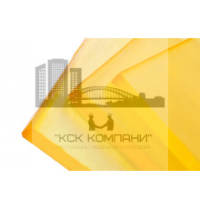 Полиуретан листовой 25 мм (500х500 мм, ~7.9 кг, жёлтый) Китай