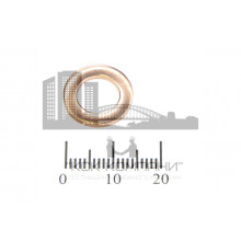 Шайба медная 9*15*1.5