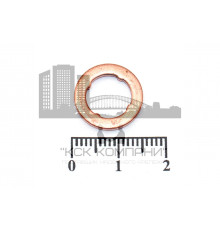 Шайба медная пламягасящая форсунки впрыска 9*14.65*1.5 мм