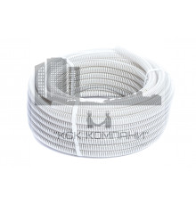 Шланг спиральный НВС Ф 19 мм из ПВХ серия 700N белый (бухта 30 м)