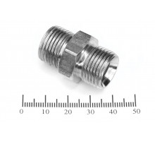 Штуцер для РВД соединительный 22/22  М18х1.5 - М18х1.5 грань S22