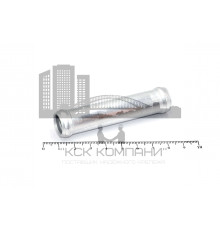 Трубка для патрубков соединительная прямая Ф 16 мм, L 76 мм