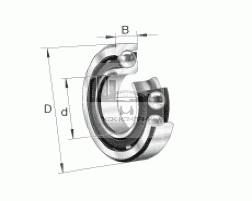 Подшипник 46205 Е (7205 ACP) 25*52*15мм