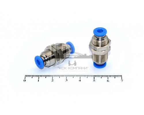 Фитинг пневматический цанговый прямой PMM 4