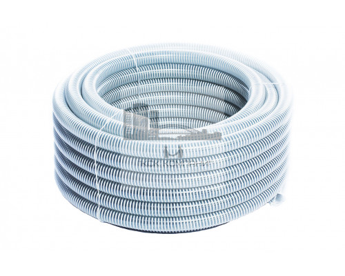 Шланг спиральный НВС Ф 32 мм из ПВХ серия 700N белый (бухта 30 м)