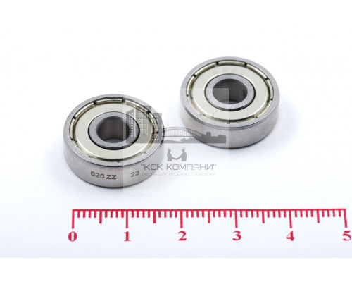 Подшипник 626 ZZ (80026) 6*19*6мм