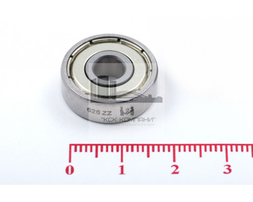 Подшипник 626 ZZ (80026) 6*19*6мм