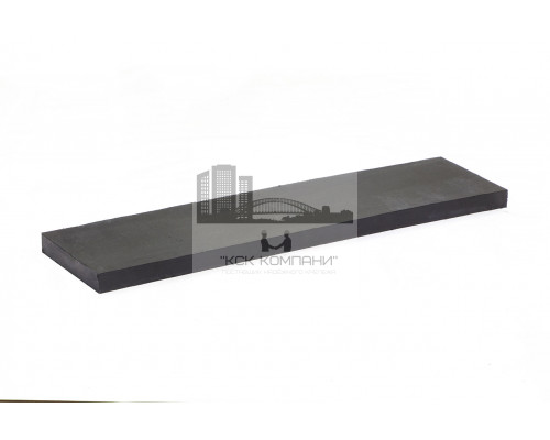 Техпластина резиновая на отвал (скребок) 1000х250х40 мм (металлический трос 6 мм)