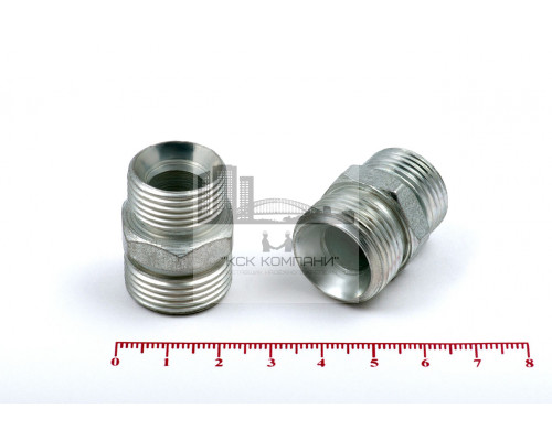 Штуцер для РВД переходной 24/27  М20х1.5 - М22х1.5