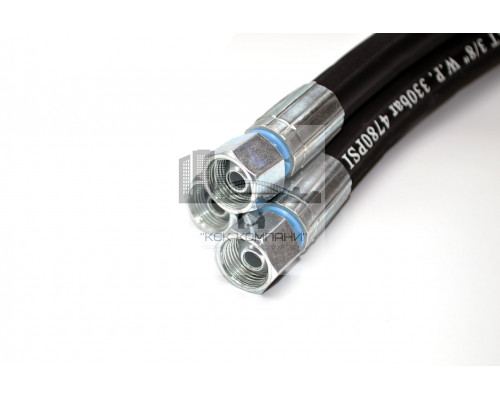 Рукав РВД 10-2SN S22 DK (М18х1.5) 33МПа 0650