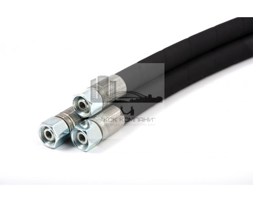 Рукав РВД 12-2SN S24 DK (М20х1.5) 27.5МПа 0650