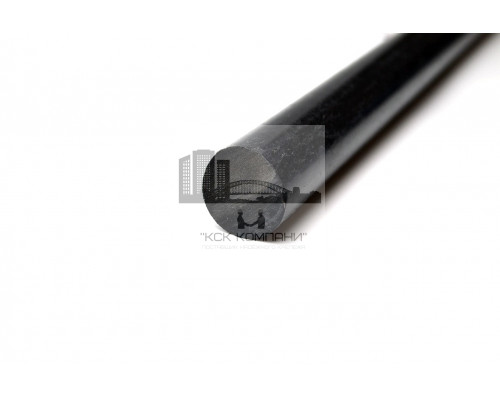 Полиацеталь черный стержень Ф 25 мм ПОМ-С (L=1000 мм, ~0,8 кг)