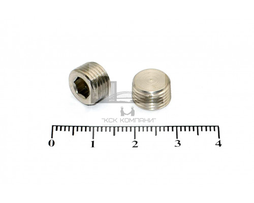 Заглушка латунная JDN 01 (R1/8)