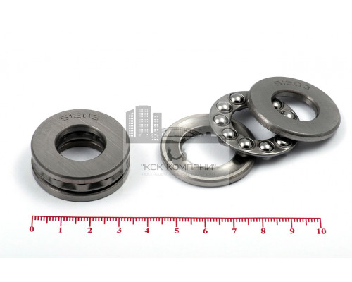 Подшипник 8203 Н (51203) 17*35*12мм