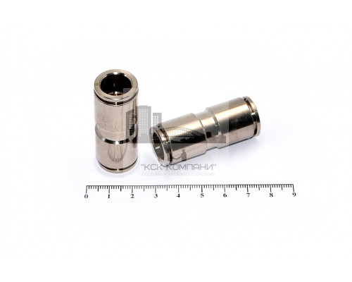 Пневмофитинг латунный прямой соединитель IPUT 12