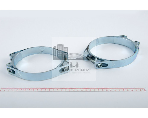 Хомут силовой двухболтовый 120-130/24 W1