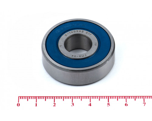 Подшипник 6302 2RS (6-180302 С17) 15*42*13мм ГПЗ/СПЗ-4 Подшипник 6302 2RS (6-180302 С17) 15*42*13мм ГПЗ/СПЗ-4