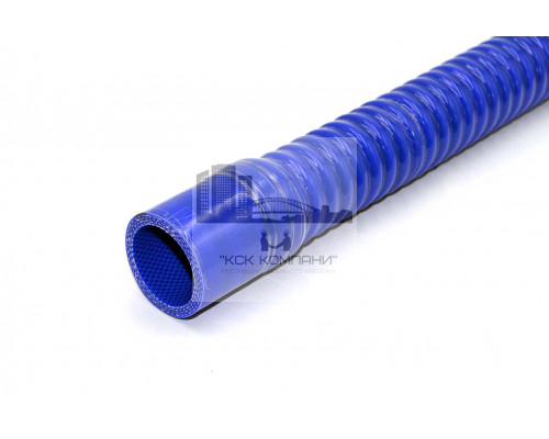 Патрубок силиконовый гофрированный усиленный Ф 35 мм L 600 мм