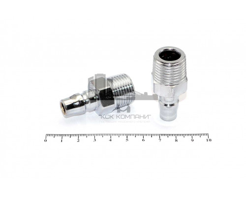 Пневмофитинг БРС Папа + наружная резьба PM 40 (R1/2)