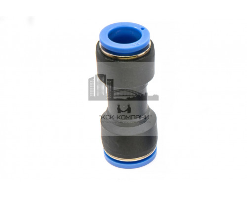 Фитинг пневматический цанговый пластиковый прямой переходной PG 16-14