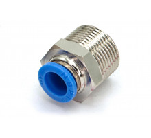Пневмофитинг цанговый прямой с наружной резьбой PC 10-М22х1.5