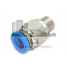 Пневмофитинг цанговый прямой с наружной резьбой PC 8-М10х1.5
