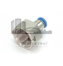 Пневмофитинг цанговый прямой с внутренней резьбой PCF 6-М20х1.5