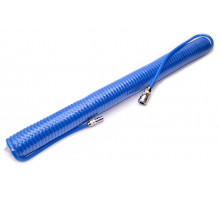 Пневмотрубка спиральная полиуретановая PU95 8х5 мм L 12 м (10 атм, голубая) Китай
