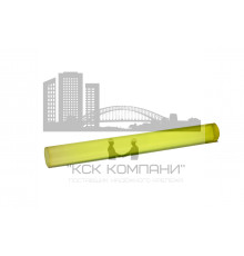 Полиуретан стержень Ф 55 мм ШОР А83 Китай (500 мм, 1.6 кг, жёлтый)