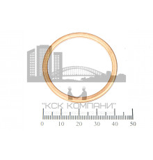 Шайба медная 36*42*1.5