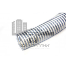 Шланг спиральный НВС Ф 50 мм из ПВХ серия 700L белый (бухта 30 м)