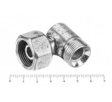 Штуцер для РВД угловой 27/27 М 22х1.5 - гайка 22х1.5