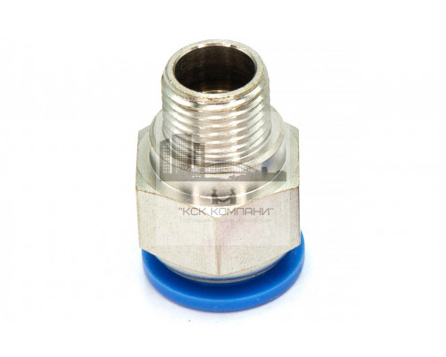 Пневмофитинг цанговый прямой с наружной резьбой PC 16-М16х1.5